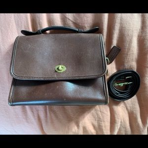 Vintage coach crossbody bag